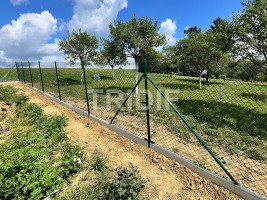 Realizace oplocení – Pitín– Pletivo ALU GREEN s podhrabovými deskami