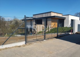 Realizace oplocení – Horní Ves-Fryšták – pletivo PVC antracit s PD, lesnické pletivo