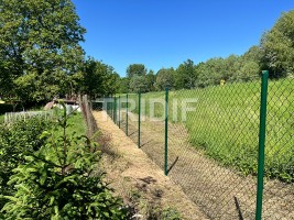 Realizace oplocení - Staré Město - Pletivo PVC zelené + brána a branka